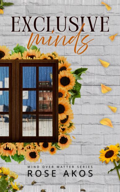 Book cover with sunflowers and window dropping petals