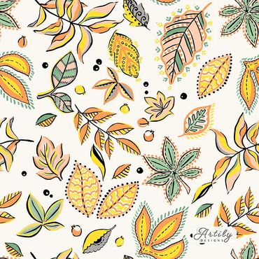 Tropical foliage Pattern