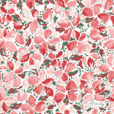 Abstract Poinsettia flowers