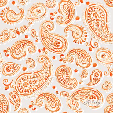 Beach Paisley Pattern