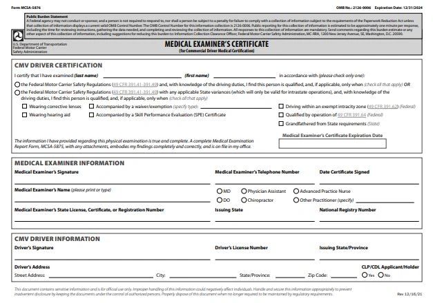 DOT Medical Card: Important Information You Need To Know, 40% OFF