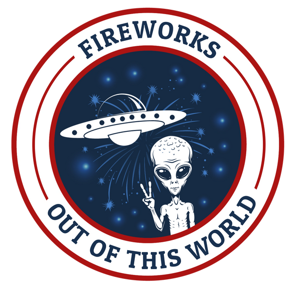 Fireworks Out of This World logo - best selection lowest prices locally owned