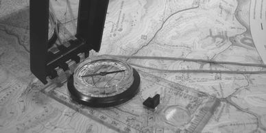 Compass representing location of self defence self protection classes in Essex Chelmsford Colchester