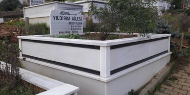 iki kişilik çif şeritli mezar
