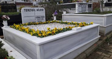 iki kişilik mermer mezar