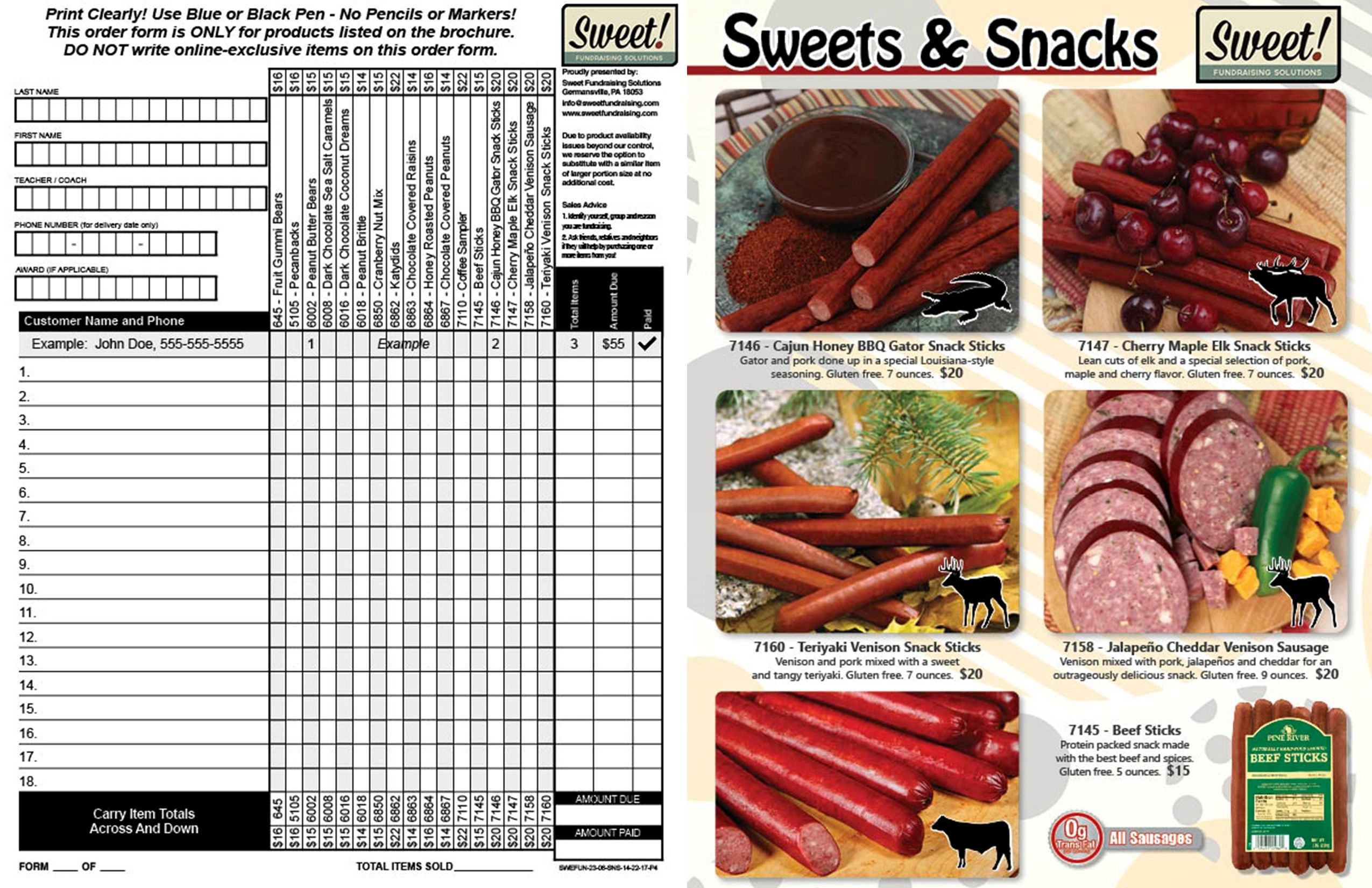 Sweets & Snacks Brochure