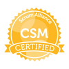 Certified Scrum Master - CSM from Scrum Alliance organization