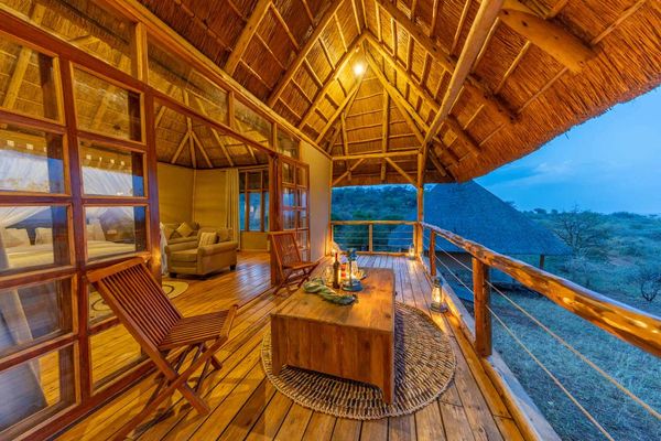 View of the accommodation deck