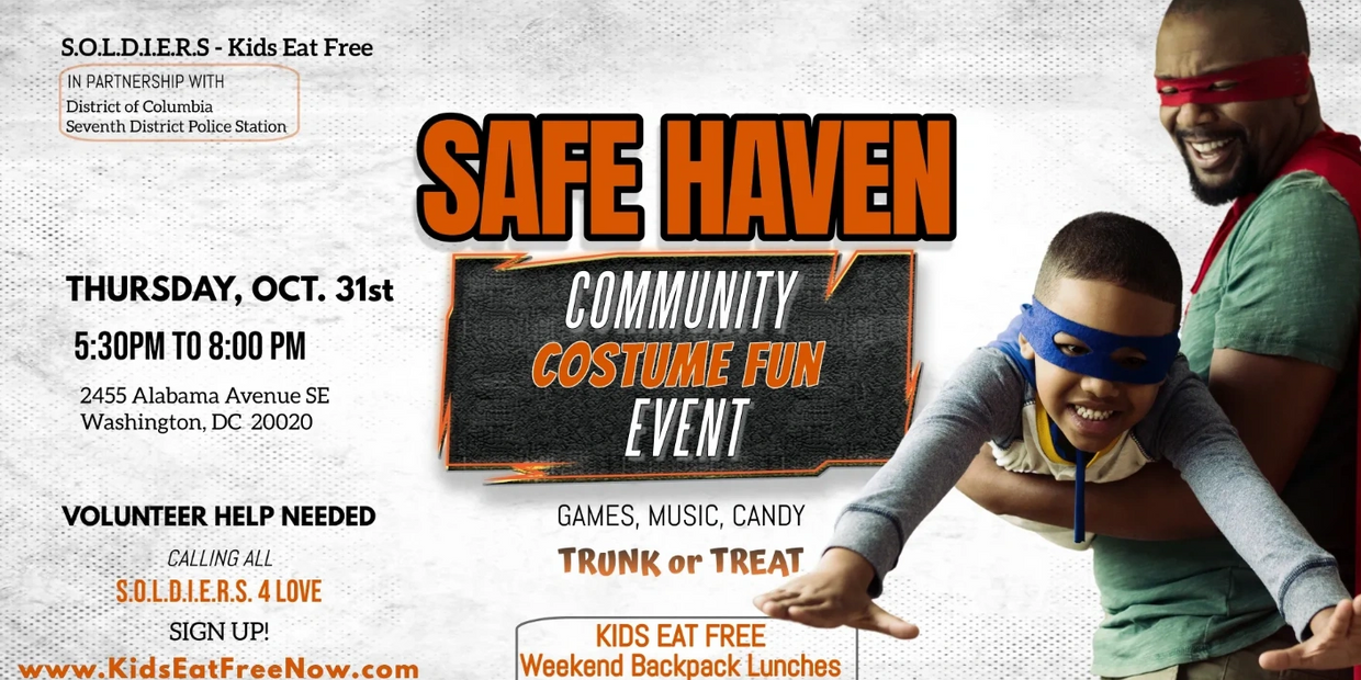 safe haven event flyer