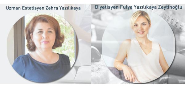 uzman estetisyen, Zehra Yazılıkaya, diyetisyen, Fulya Yazılıkaya Zeytinoğlu, kuruluş, hakkımızda