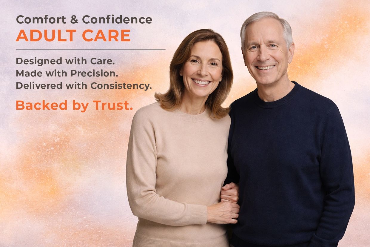 Smiling couple represents trust and care in adult care services.