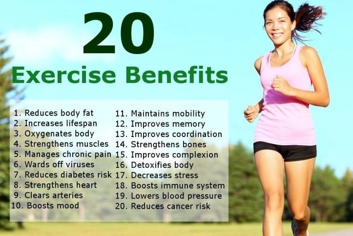 10 + Great Benefits of Exercise