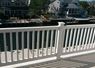 White Vinyl Railing on a Bay Front Home.
