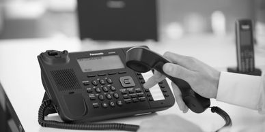 Calling using Panasonic KX-DT543 digital telephone