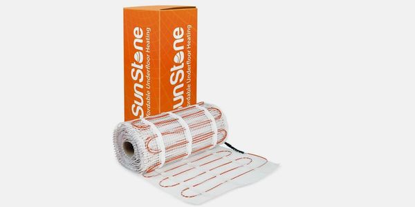 Underfloor heating for floor tiles