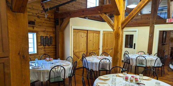 Countryside Kitchen bridal shower setup.