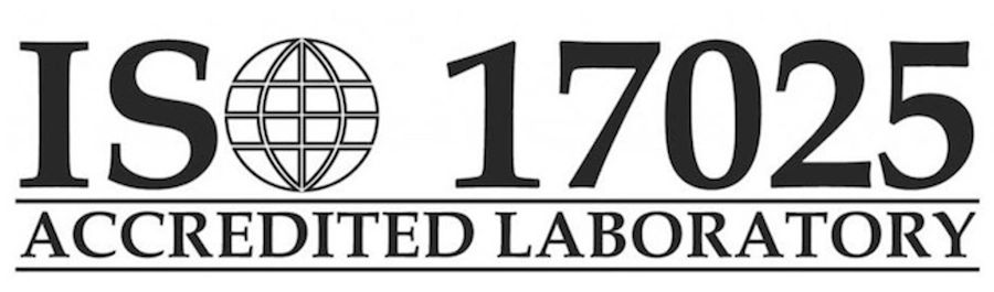 ISO 17025 accredited laboratory 
