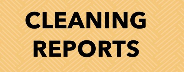 Cleaning reports 