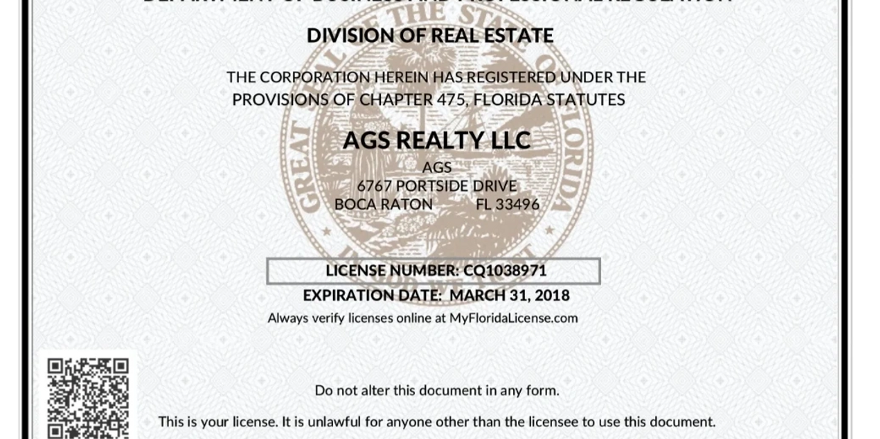 Un licensed Brokerage March 2018 through March 2024 
