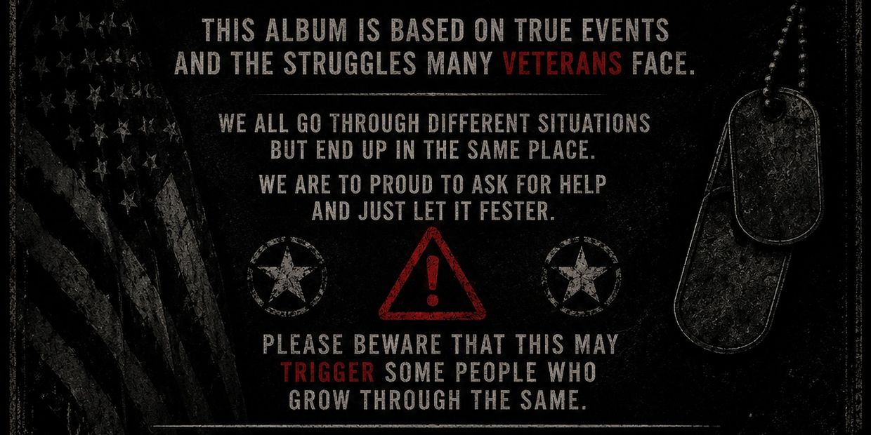 Warning about the struggles veterans face and a journey of understanding and support.