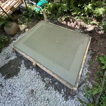 Generator concrete Pad