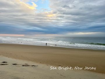 Photo block inscribed with Sea Bright, New Jersey on the image.