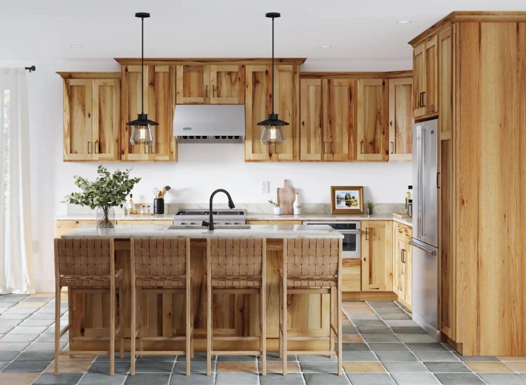 OHP Cabinetry in Hickory Shaker