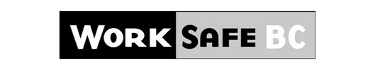 Logo for WorkSafeBC, a workplace safety organization.