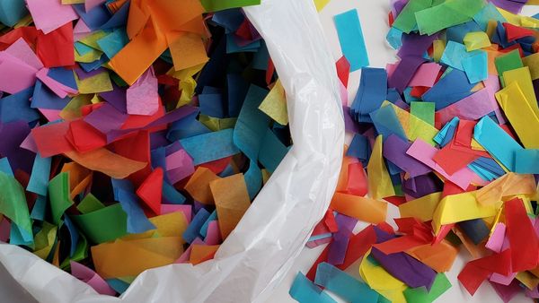 Multicolour Tissue Confetti