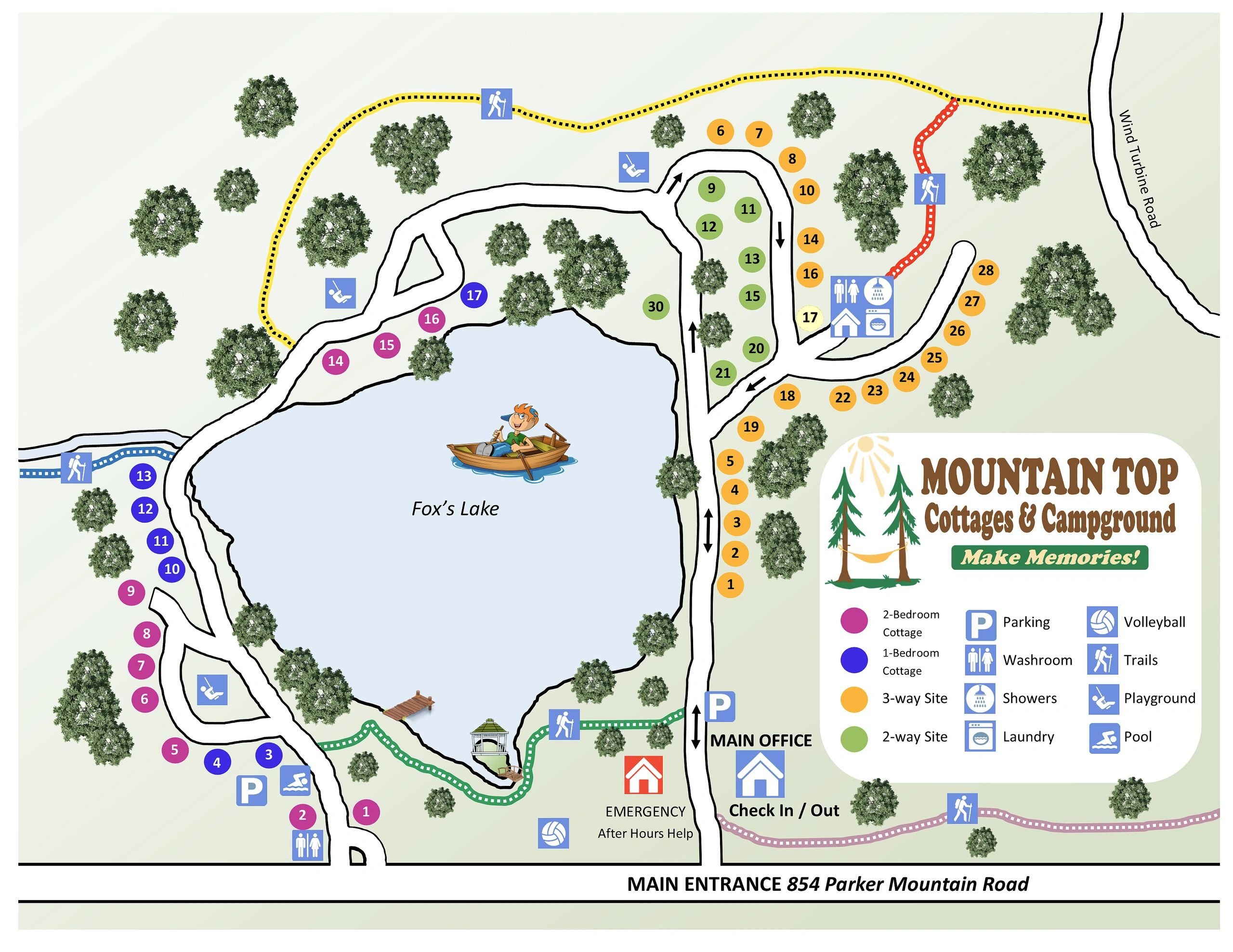 Mountain Top Cottages & Campground Mountain Top Cottages & Campground