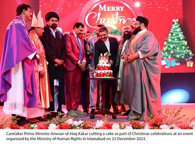 Christmas Celebrations - Anwar ul Haq Kakar