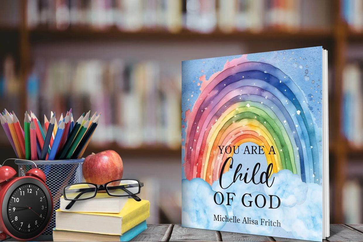 Children's book sitting on the desk