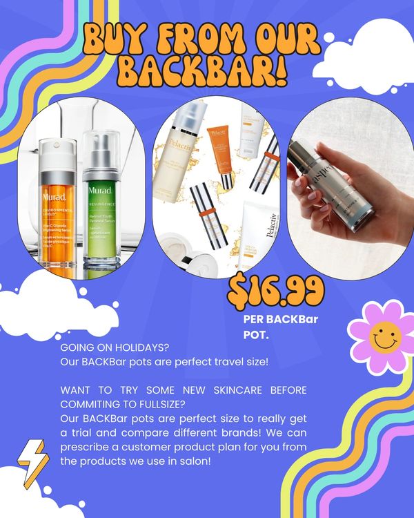 backbar skincare promotion