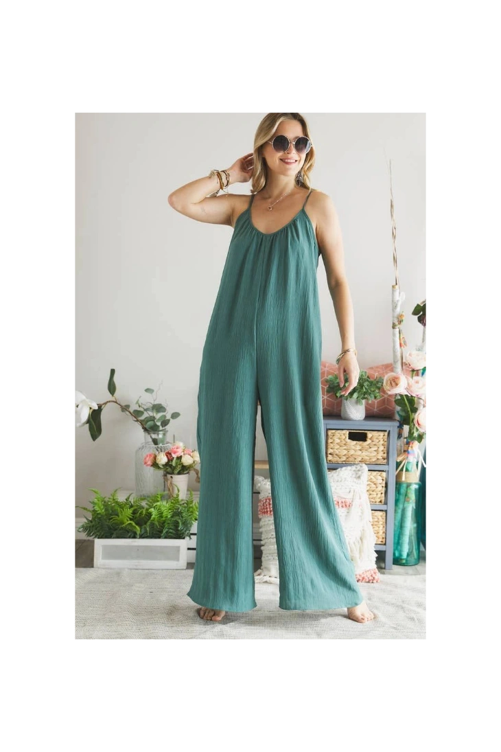 Solid Quinn Casual Jumpsuit