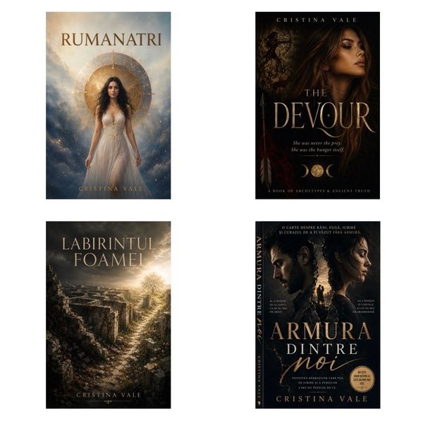 Book cover of Rumanatri featuring a woman with a glowing halo.
