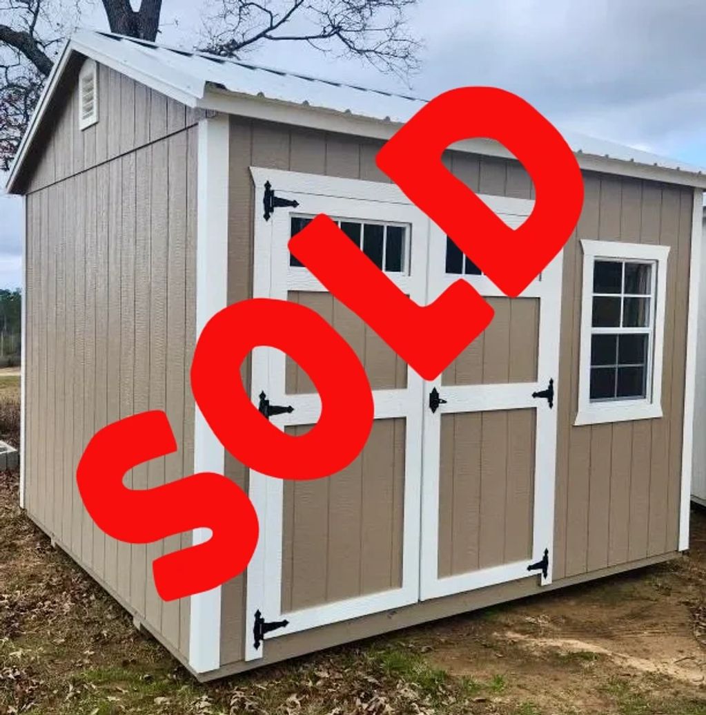 10x12 Side Utility with double transom doors