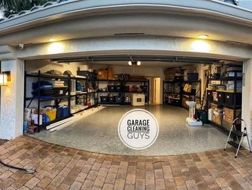 A clean and organized garage