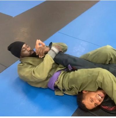 Wahset competing in Brazilian Jiu-Jitsu Tournament