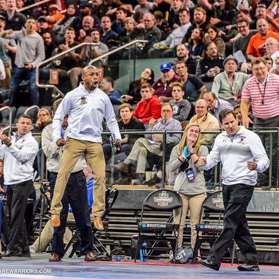 Darrius Little coaching at NCAA tournament