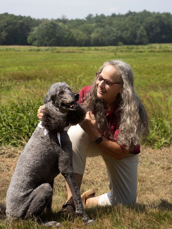 Woman with dog