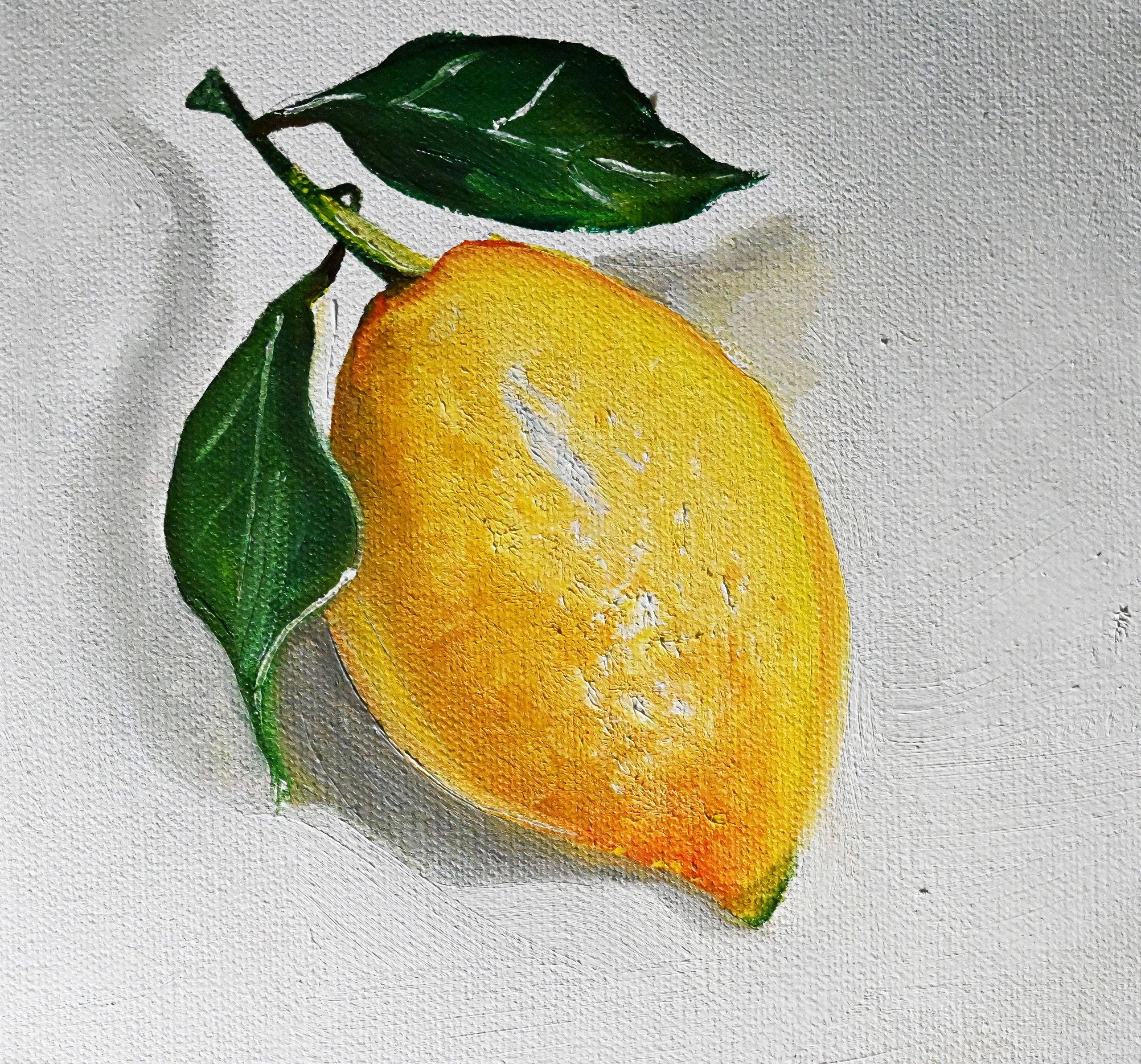 Lemons Original Oil Painting