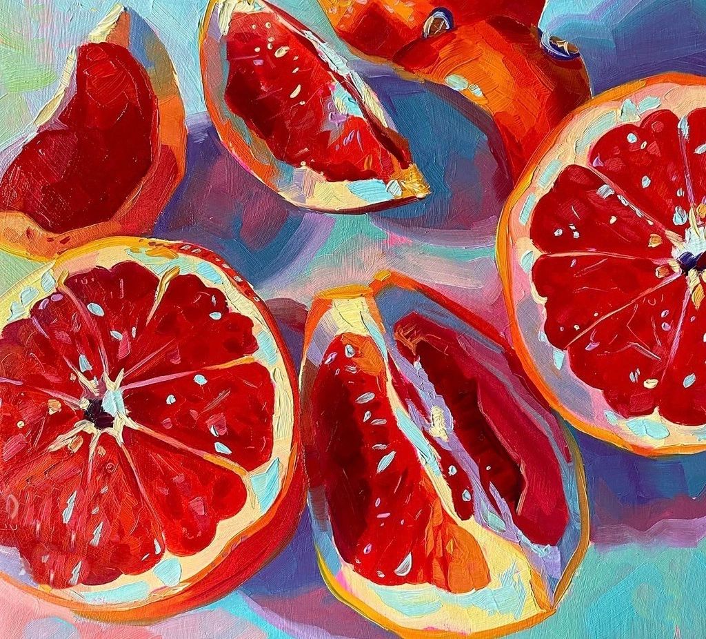 Oranges Original Oil Painting
