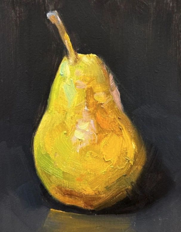 Golden Pears Original Oil Painting