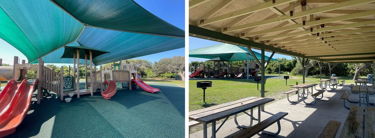 Playground and picnic area