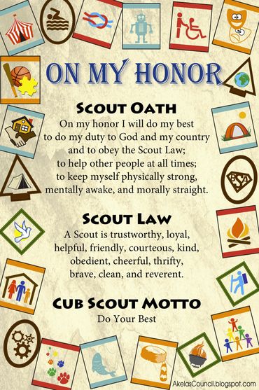 Scout Oath Law Motto Scout Oath Law Motto