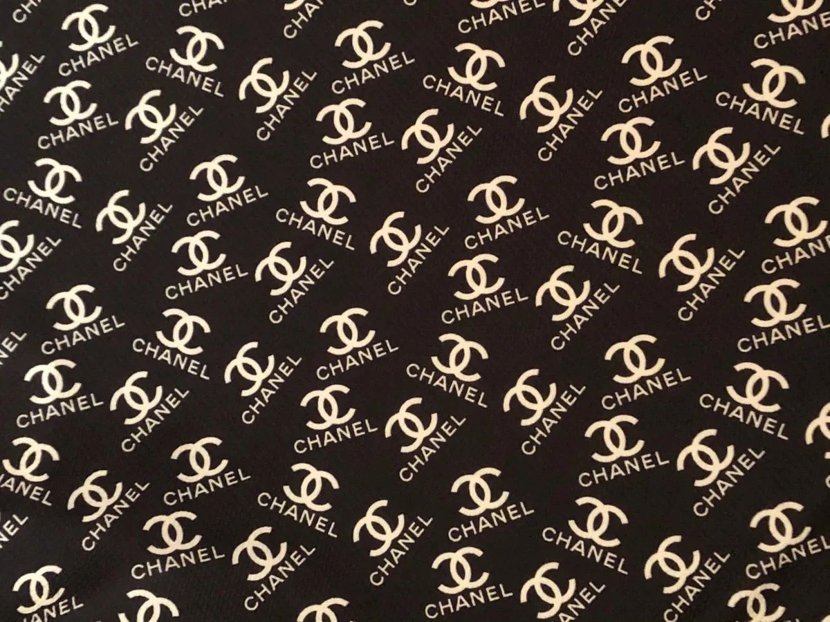 Chanel Logo Fabric 