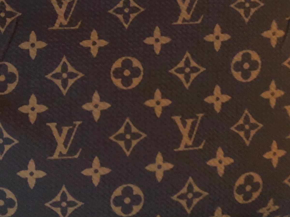 Louis Vuitton Liverpool Fabric, Bullet Fabric, Designer Logo