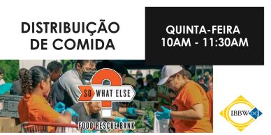 Food distribution event on Thursday morning.
