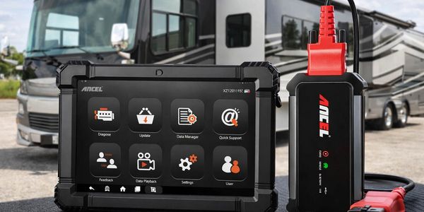 Connect to your RV’s electronics to read codes and system health data.