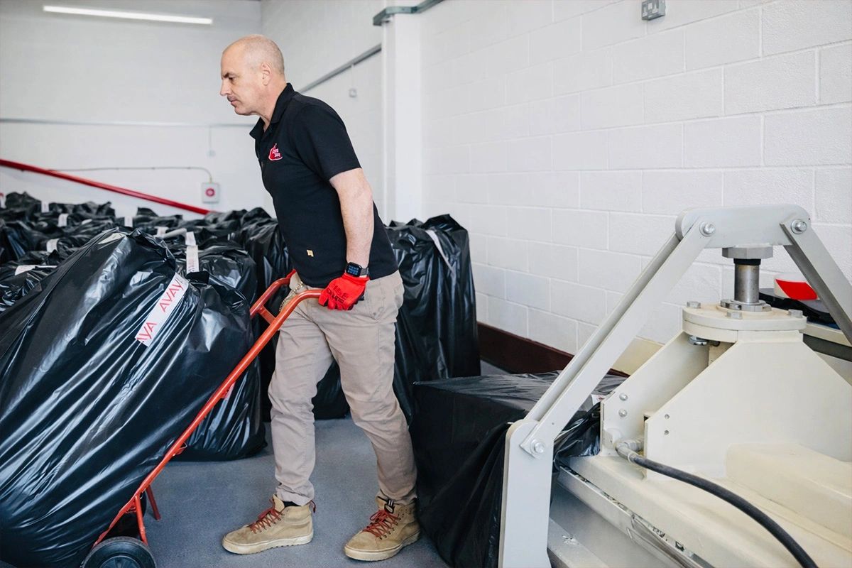 Secure document shredding service in Berkshire with confidential paper destruction